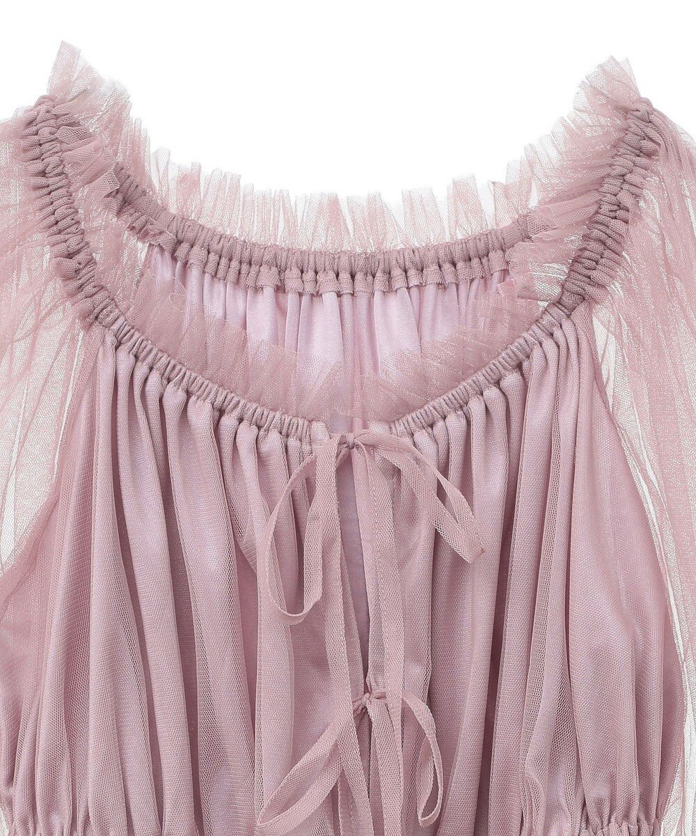 earth music&ecology チュールブラウス 