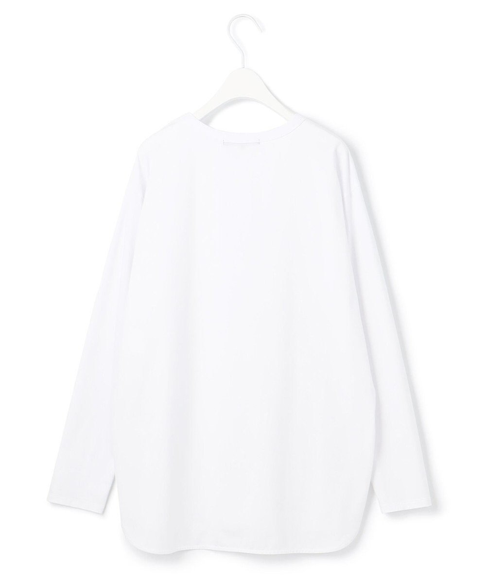 23区 L 【大好評素材/洗える】コットンベアジャージー ロング Tシャツ 