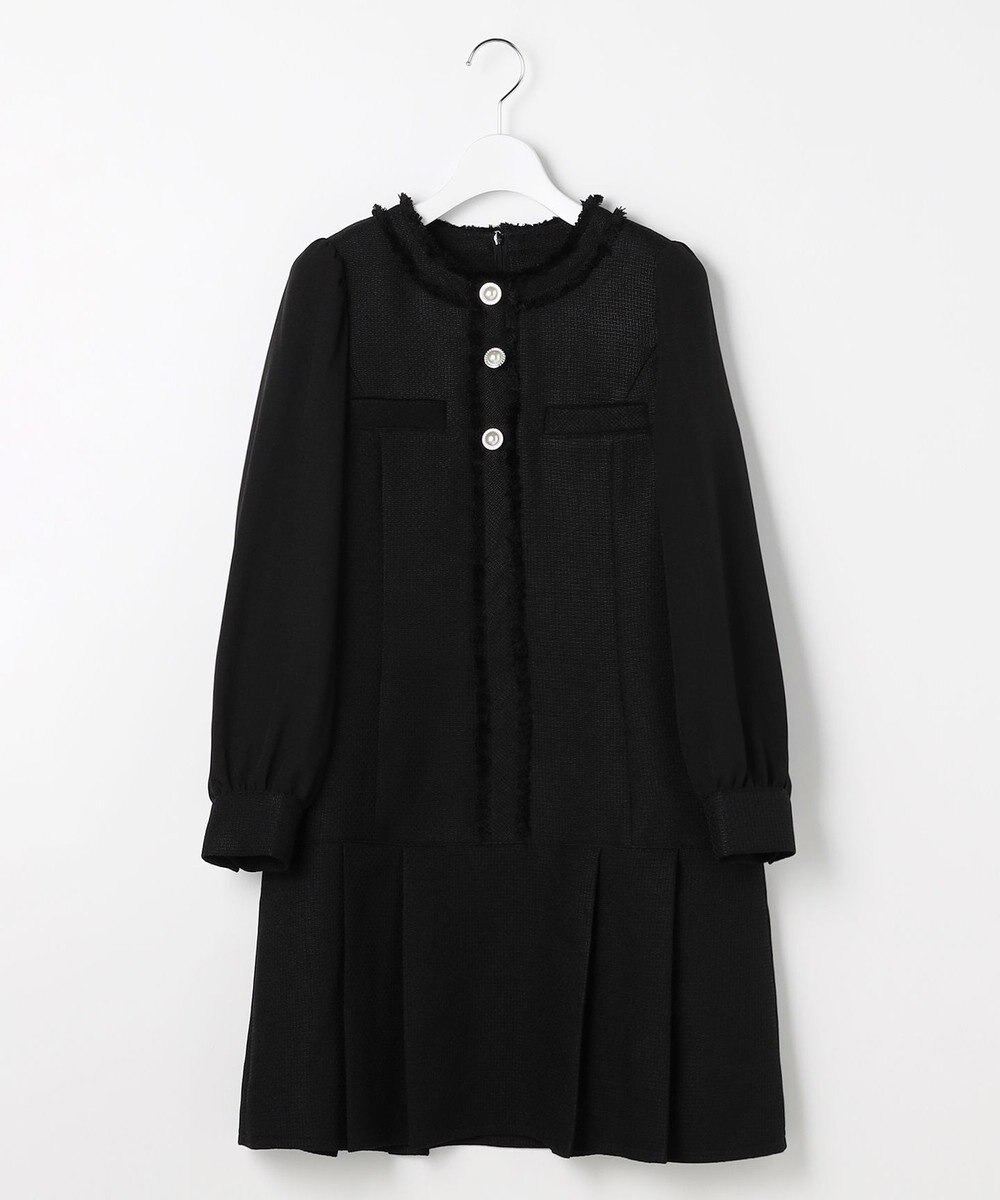 Feroux ツイードミディ ワンピース 