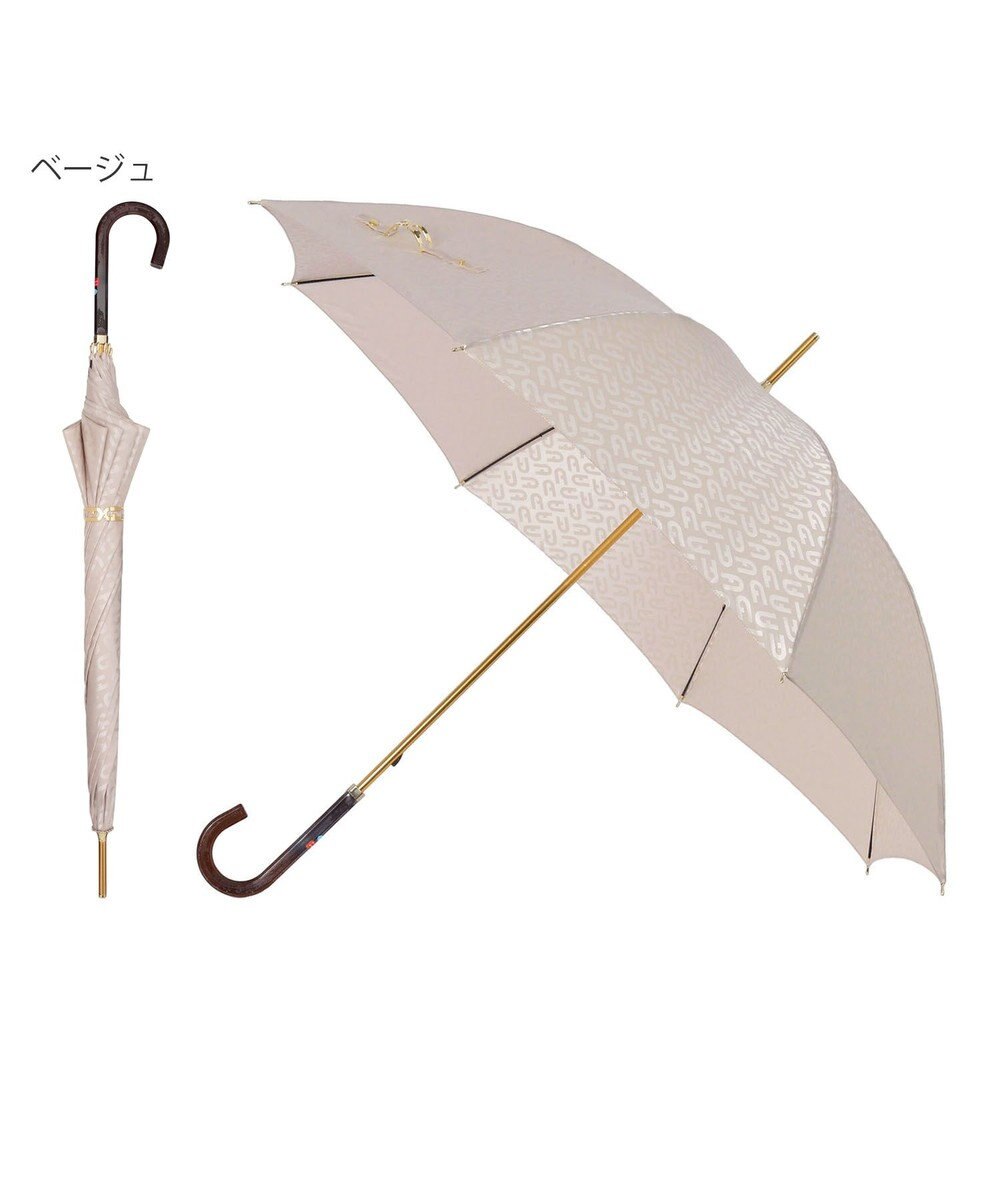 新品☆フルラ☆FURLAモノグラムジャガード晴雨兼用折りたたみ日傘雨傘 