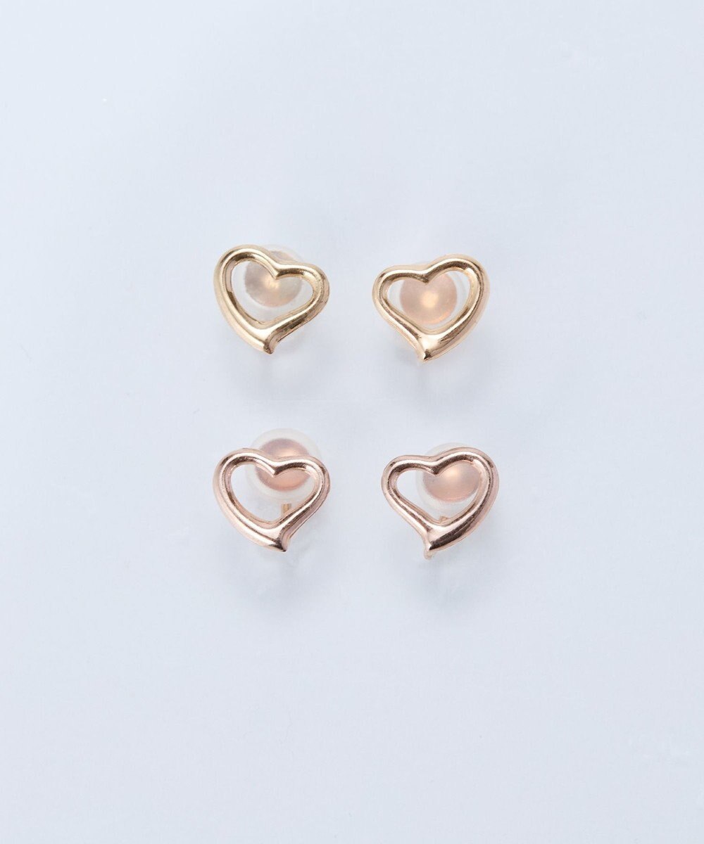 Phoebe 【K10】オープンハートイヤリング 