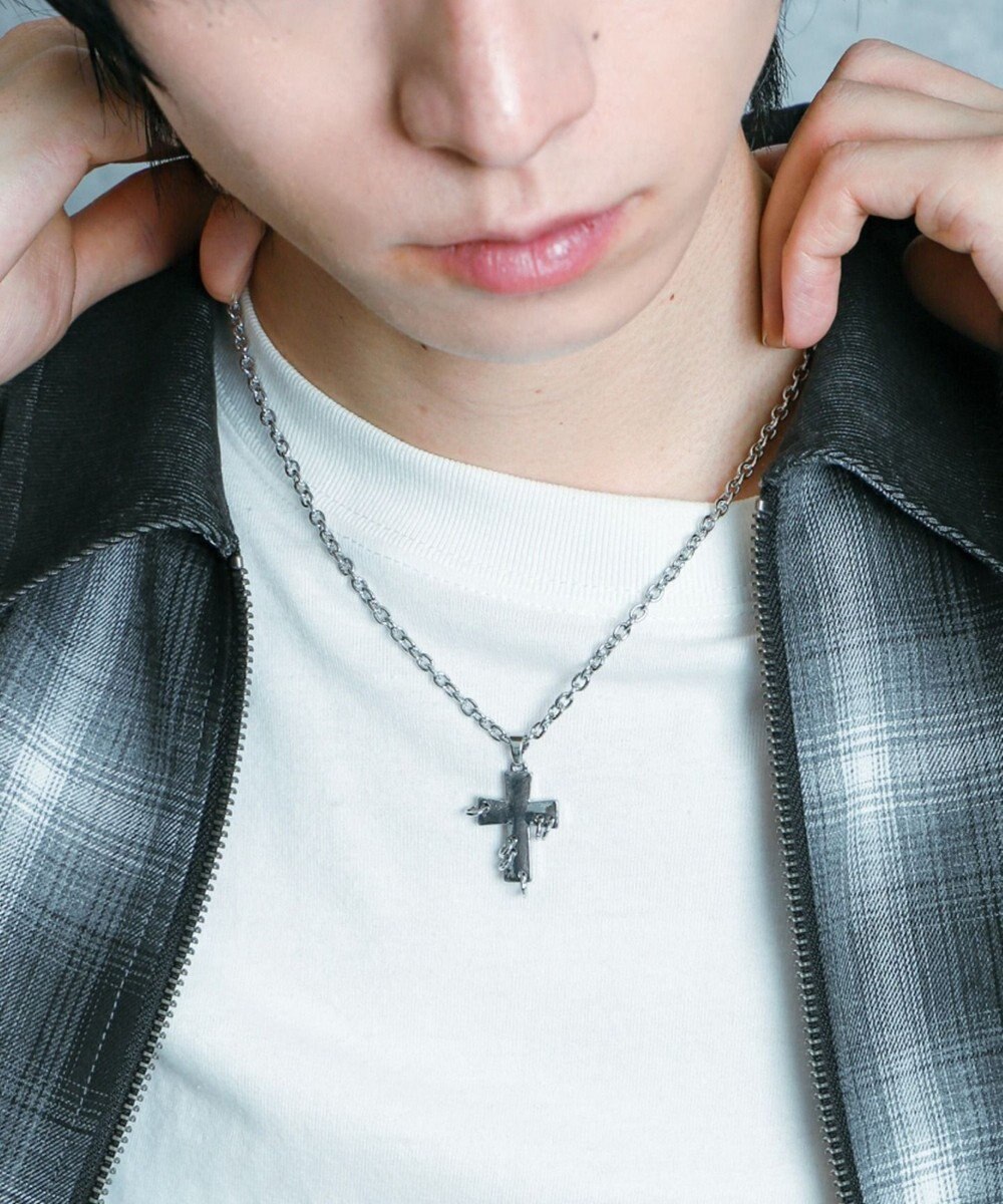 WEGO Mデザインクロスモチーフネックレス 