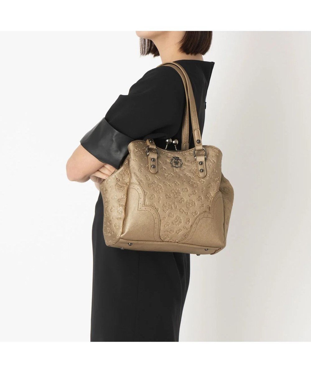 ANNA SUI ノーブル 2way口金ハンドバッグ 