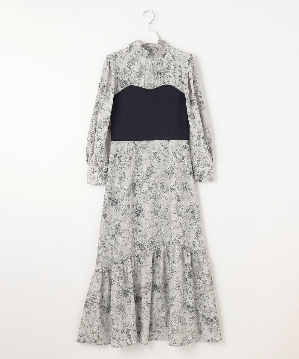 Feroux 【古畑星夏さん着用・3WAY】ビスチェコンビフラワープリント ワンピース 