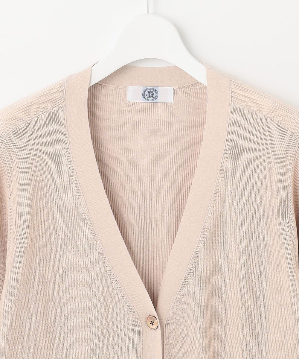 J.PRESS LADIES 【洗える】 コットンモダール カーディガン 