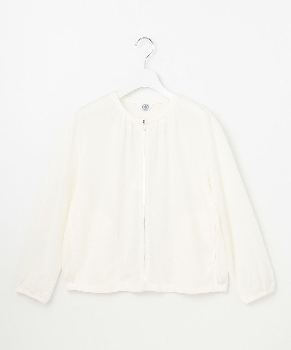 J.PRESS LADIES 【接触冷感・洗える】シアー ブルゾン 