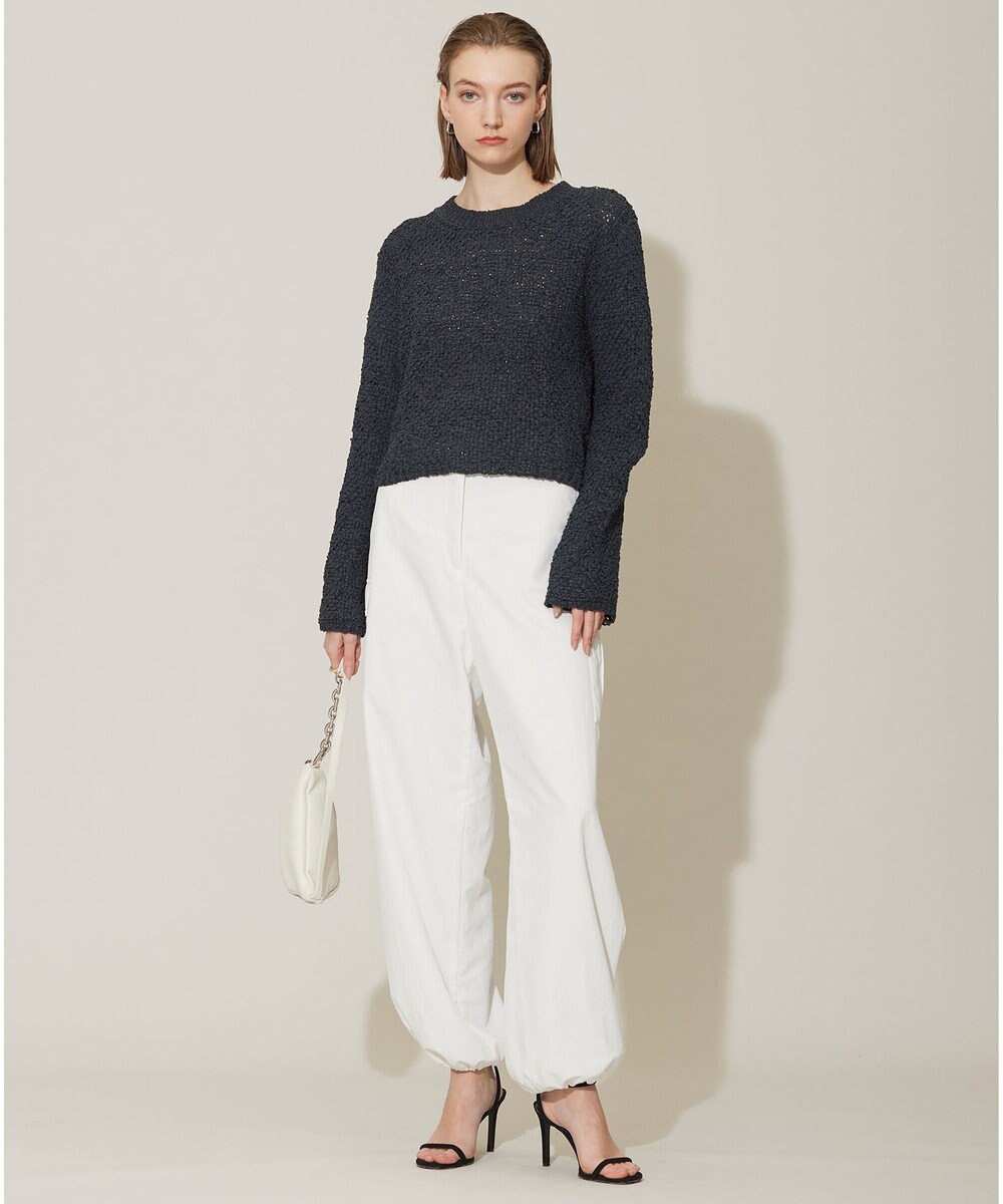 ICB 【洗える】スエードテープヤーン プルオーバー 