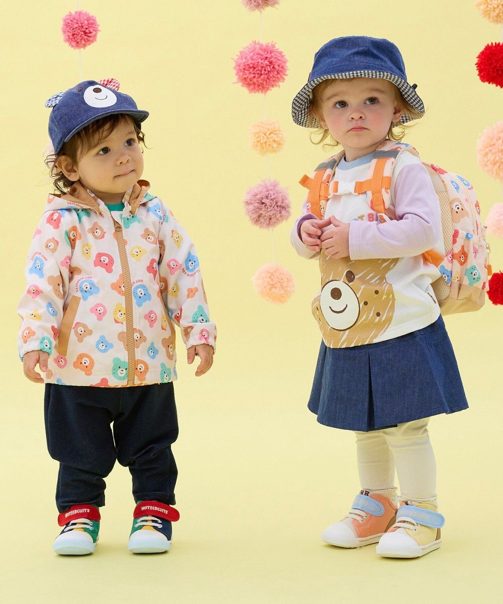 MIKI HOUSE HOT BISCUITS 【Sサイズ】カラフルビーンズ 総柄リュック 