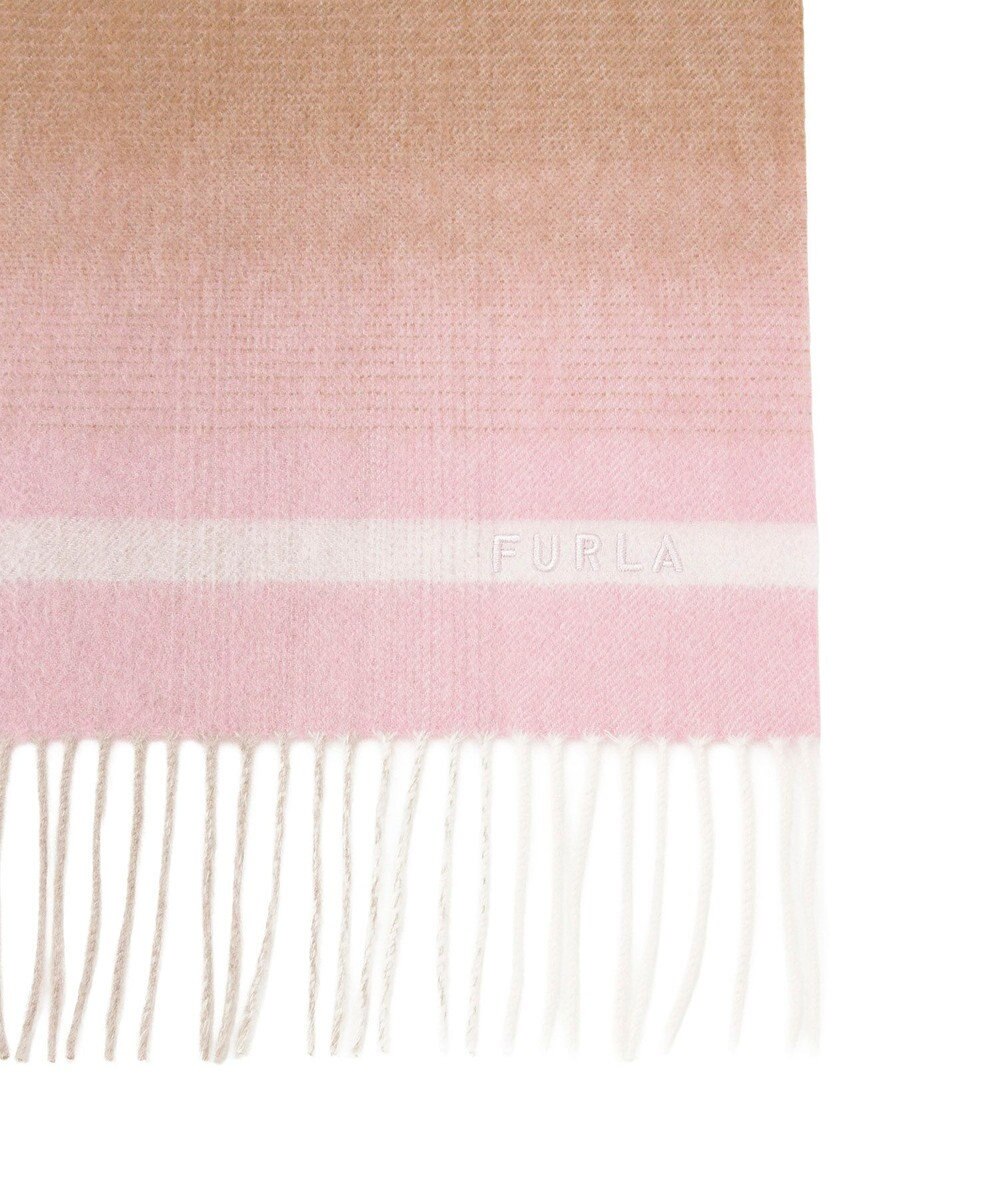 MOONBAT FURLA(フルラ）カシミヤ100％ カラーブロック オンブレー ストール 
