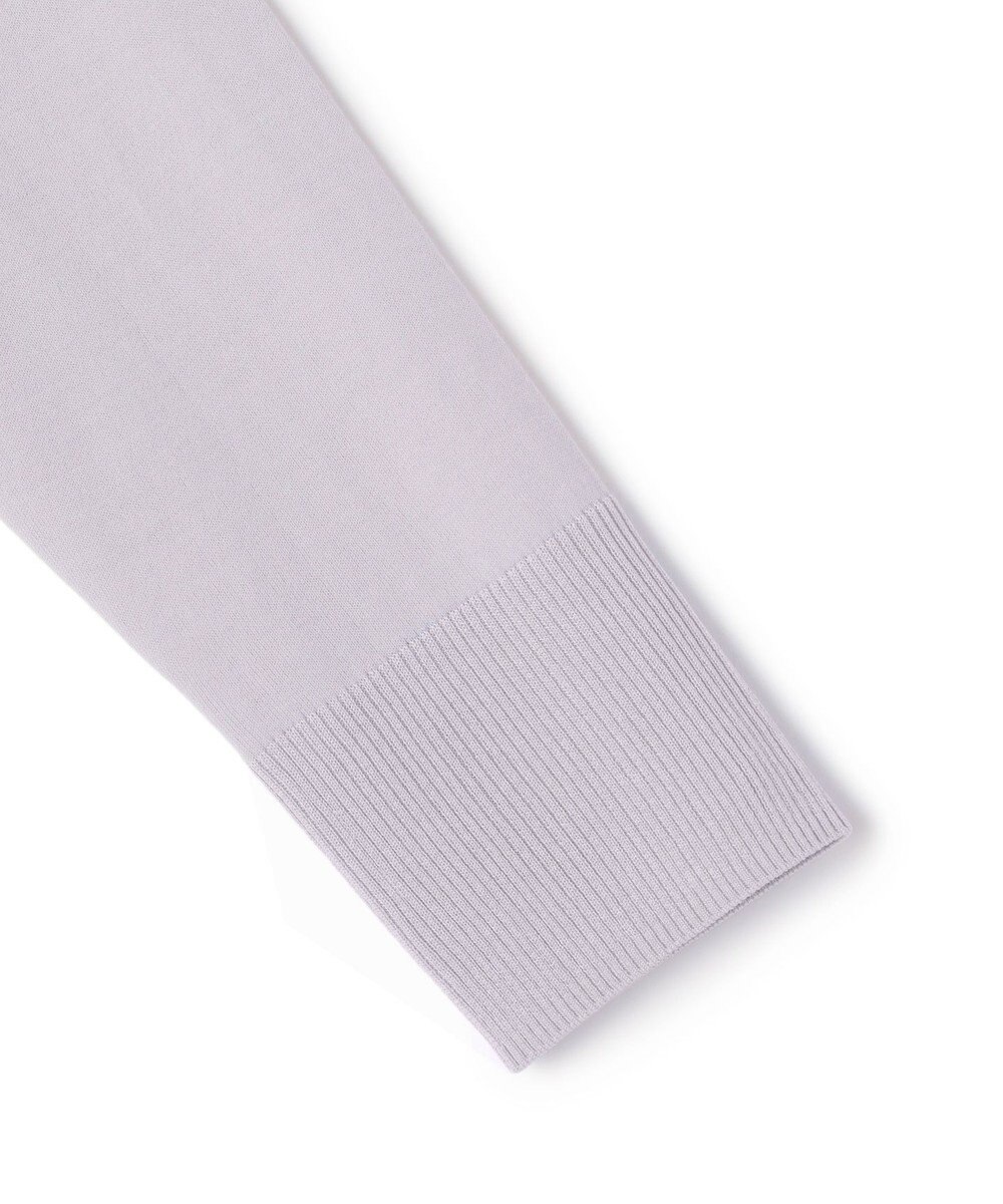 BEIGE， JULIE / コットンシルク クルーネックカーディガン 