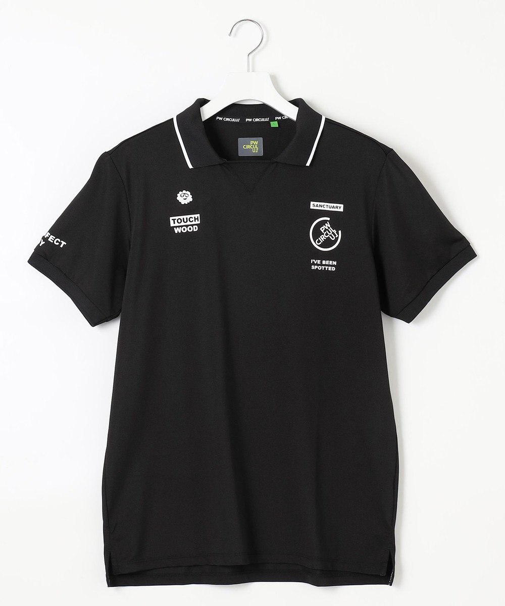 PW CIRCULUS 【MEN】【ストレッチ / UVケア】ガゼット カノコ ポロシャツ 
