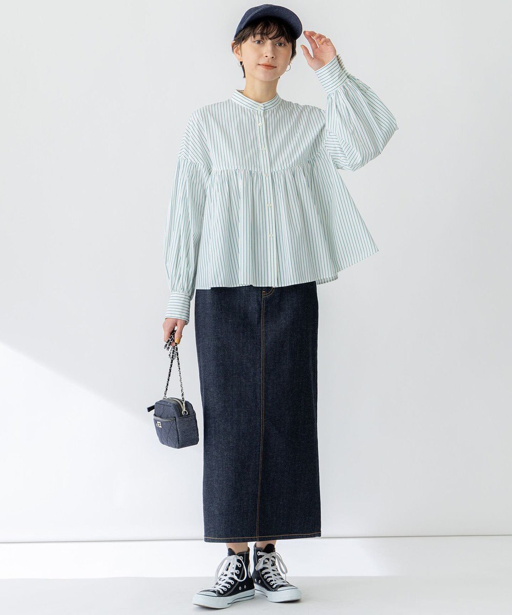 23区 【Oggi3月号掲載】デニム ロゴ キャップ 