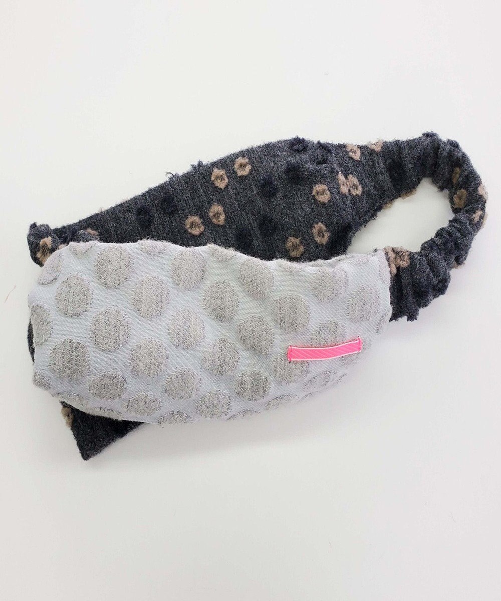 POLS ジャガード織 ヘアバンド 