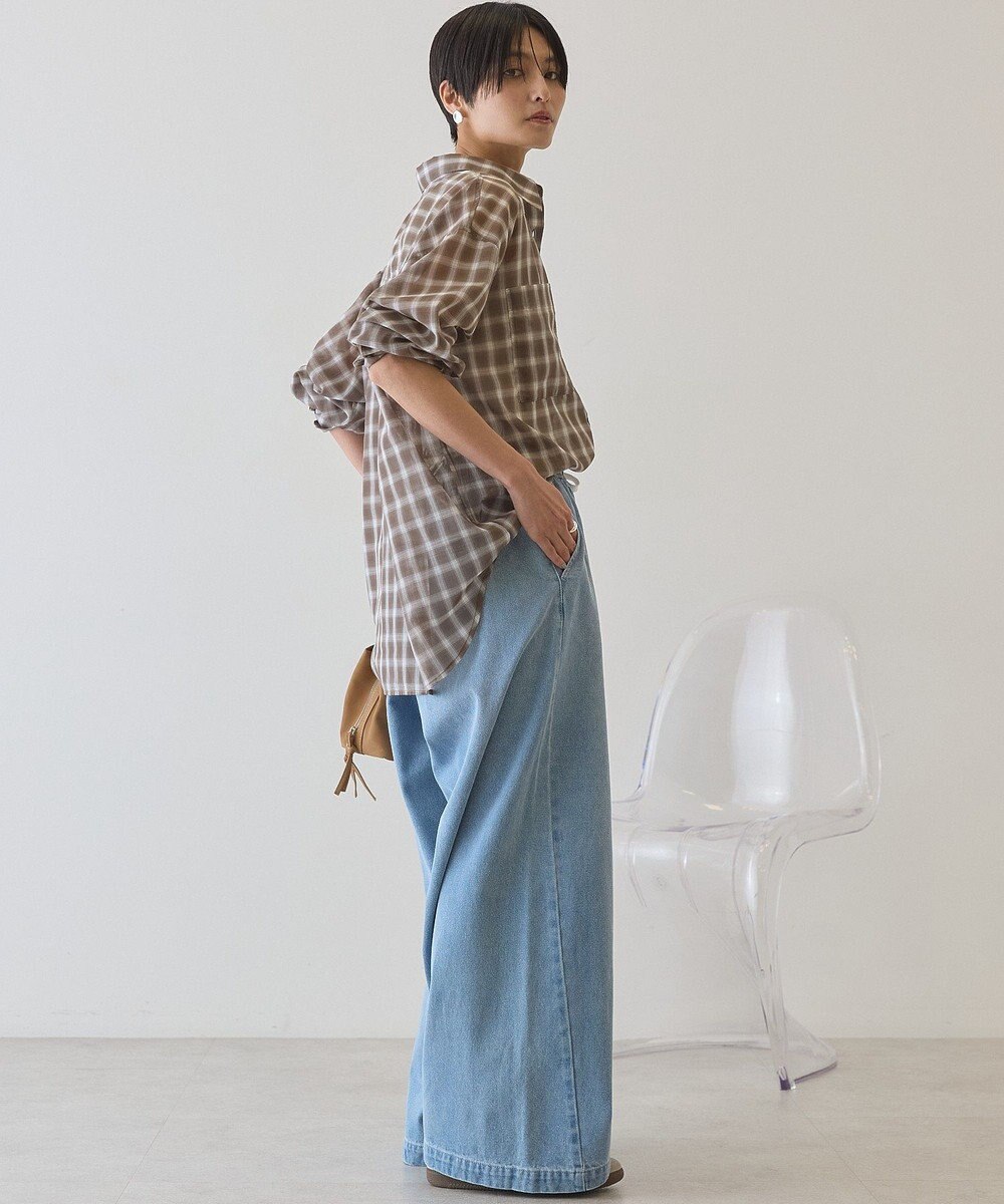 AMERICAN HOLIC シアーチェックシャツ 