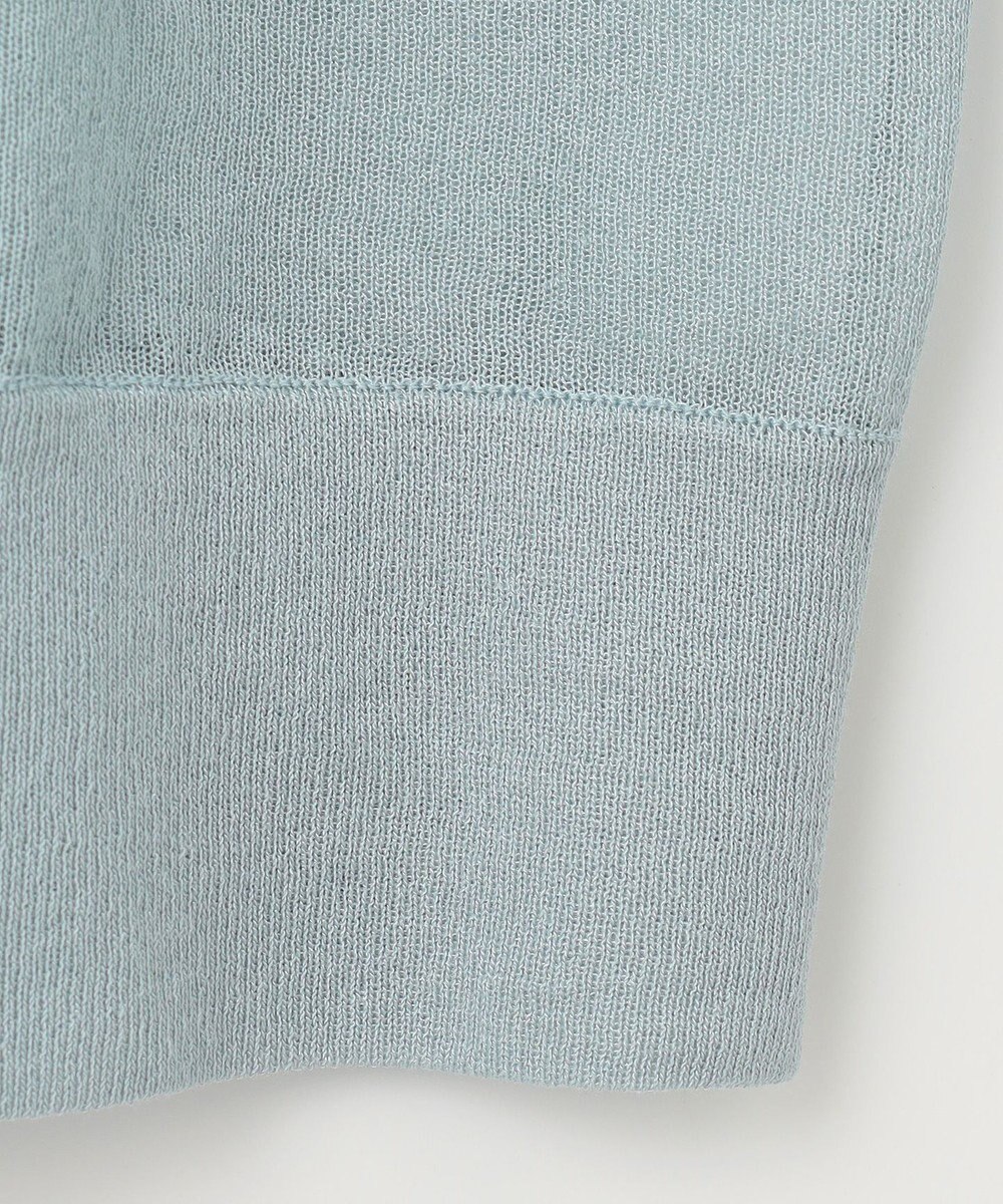 J.PRESS LADIES L 【洗える】シアーライトニット パーカー 