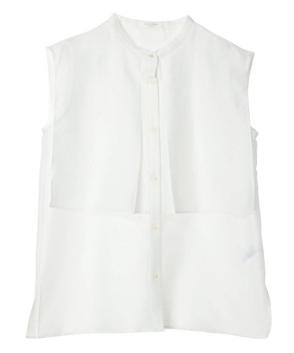 Green Parks レイヤードノースリーブブラウス 