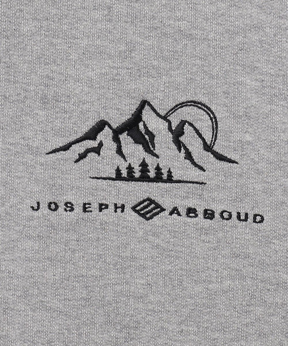 JOSEPH ABBOUD MOUNTAIN 【UNISEX】オーガニックコットン ビンテージインレーハーフZIP 