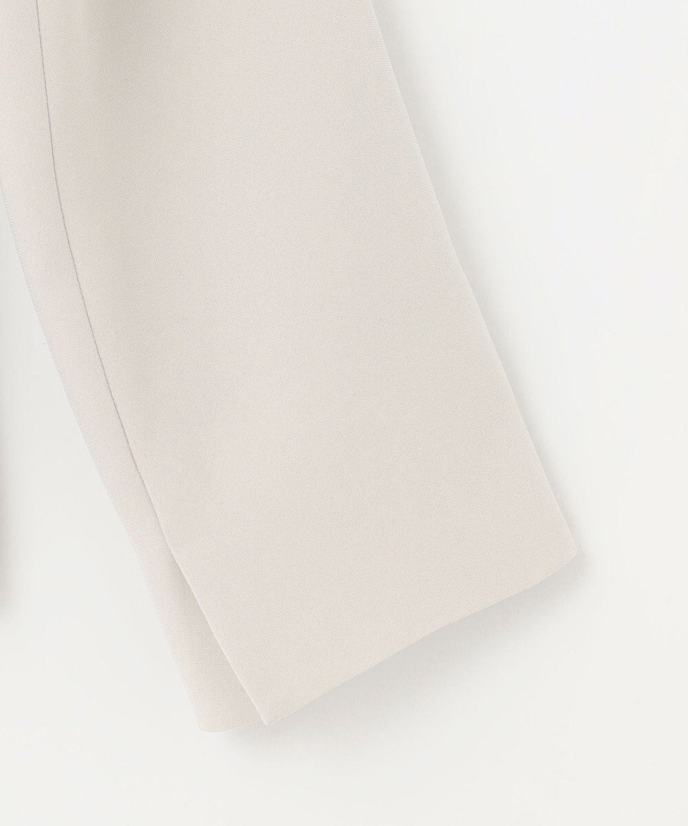 J.PRESS LADIES L 【WEB限定カラーあり・洗える】セラテリーダブルクロス ノーカラー ジャケット 