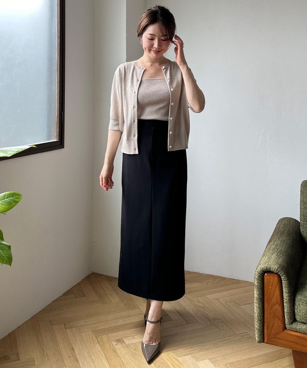 UNFILO ラメリブタンクトップ 