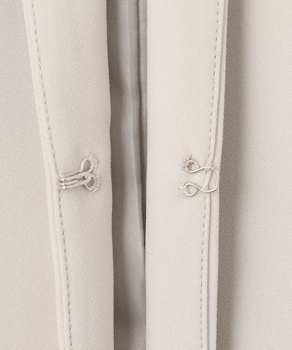 J.PRESS LADIES L 【WEB限定カラーあり・洗える】セラテリーダブルクロス ノーカラー ジャケット 