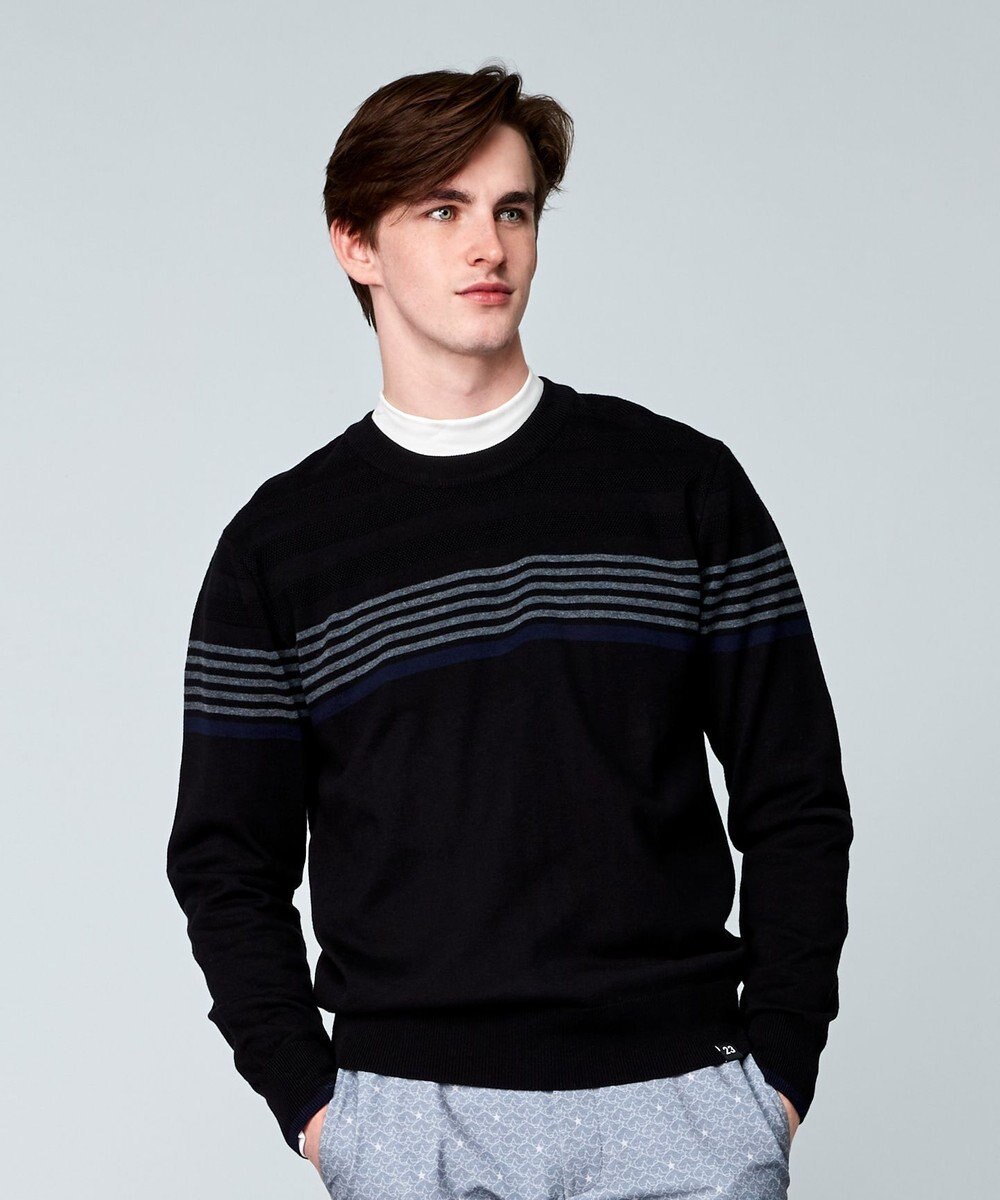 23区GOLF 嬉しいインナー付き【ニット＋吸湿発熱インナー】ニット ツインセット 