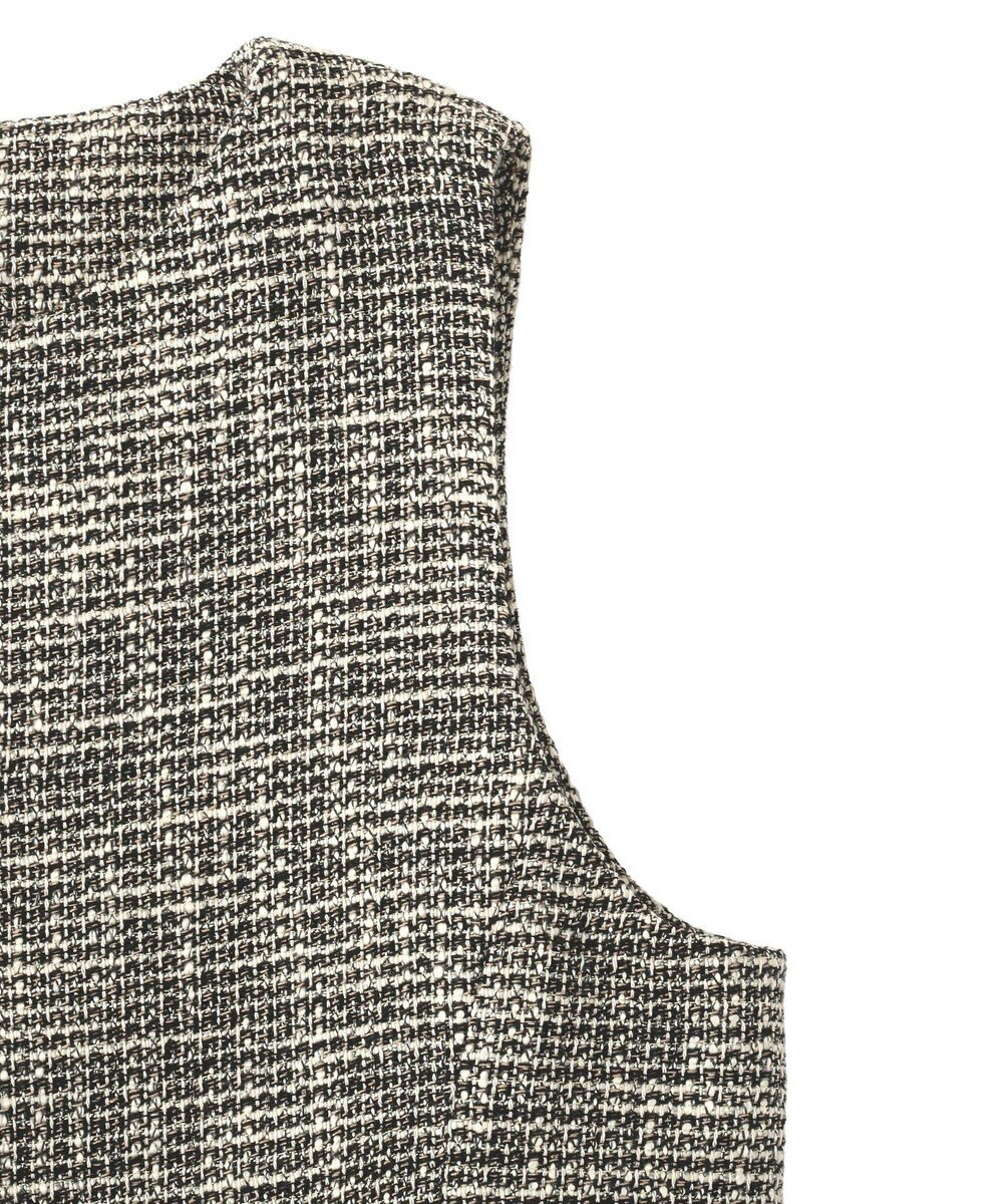 YECCA VECCA ツイードペプラムジレ 