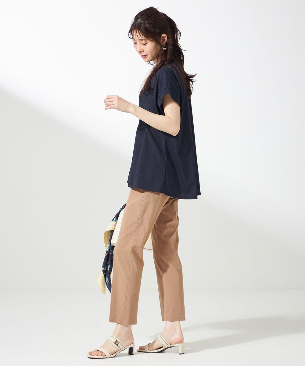 ANY SIS L 【洗える】カナパジャージー ブラウス 