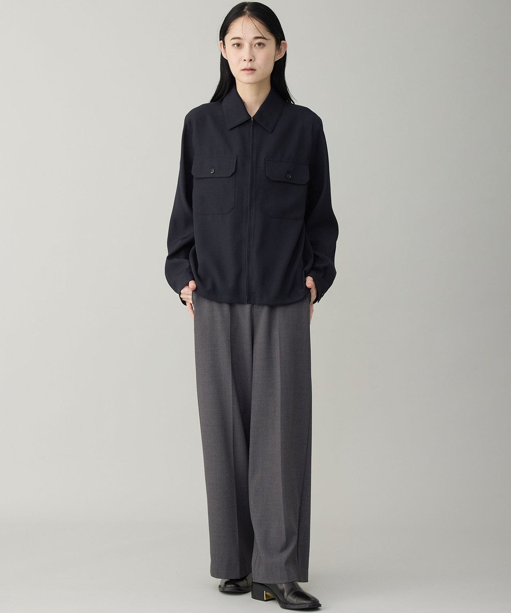 UNFILO MENS 【OCEANS YouTube 掲載/男女兼用】WOOL TOUCH 機能美シャツブルゾン 