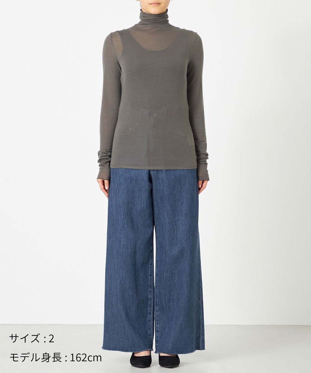 NAVE 【ReNAVE・洗える】シルク混シアータートル 