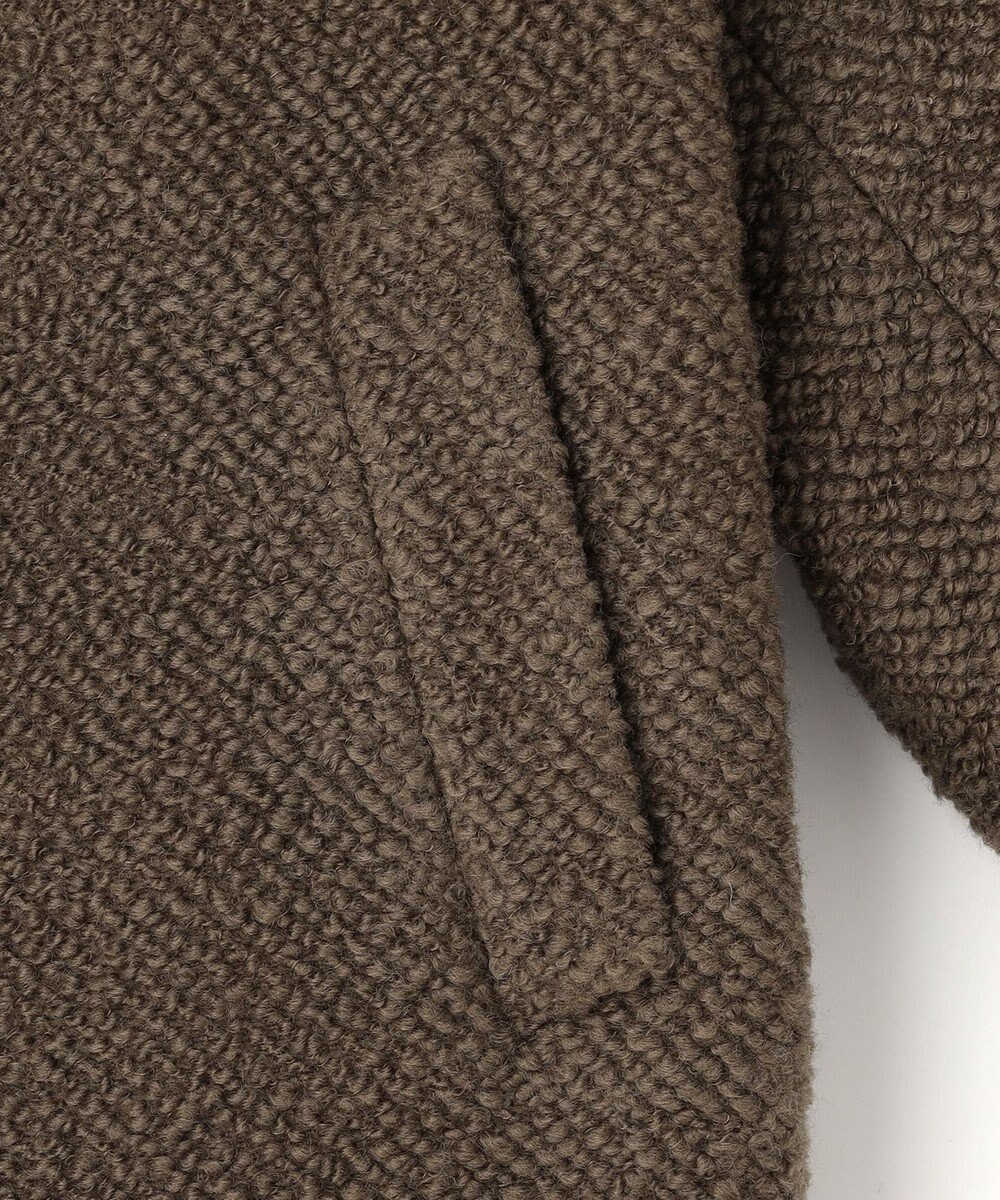 自由区 【カトリエムブーケ】manteau en relief コクーンシルエットツイードコート 