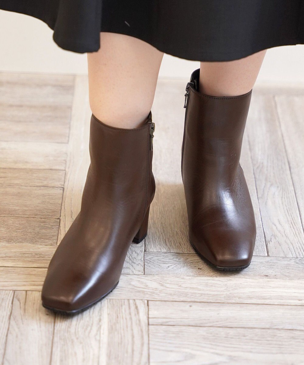 Pointer 【石岡真実さん着用】本革ショートブーツ 