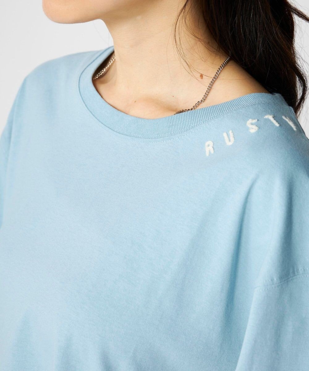 OP／FILA 【RUSTY】ニコちゃん×刺しゅう半袖Tシャツ 