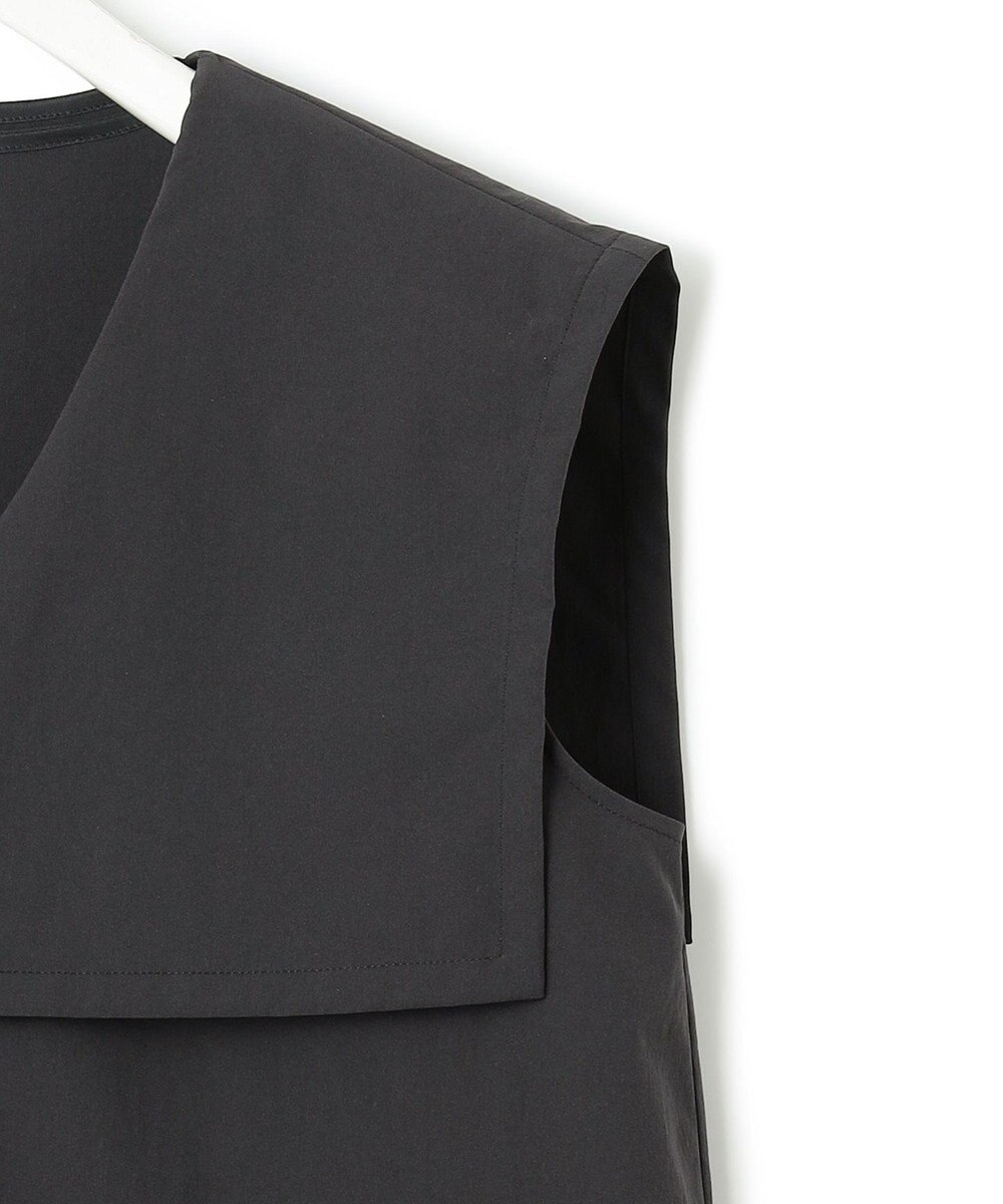 ICB 【洗える】ヴィンテージスパンブロード ビックカラーブラウス 