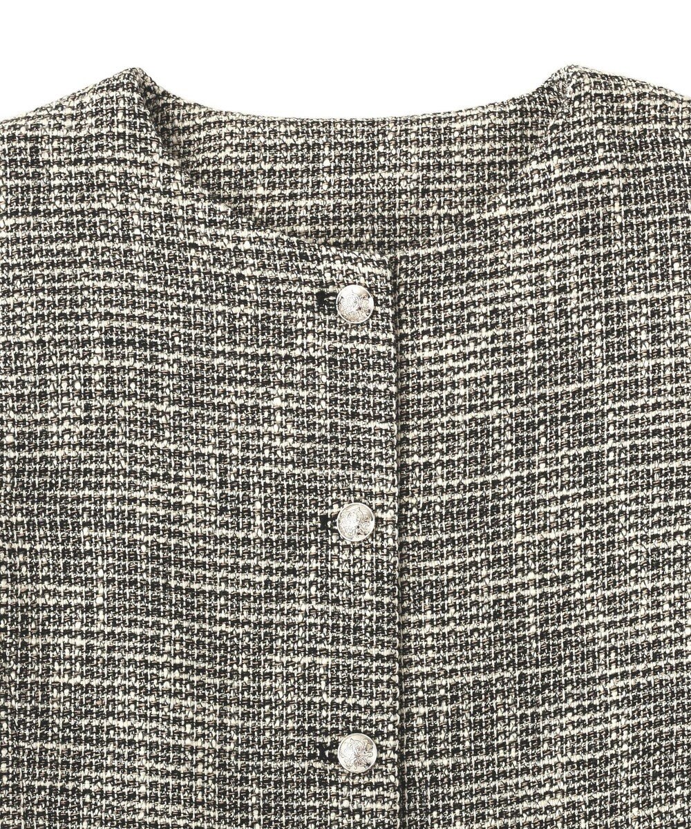 YECCA VECCA ツイードペプラムジレ 