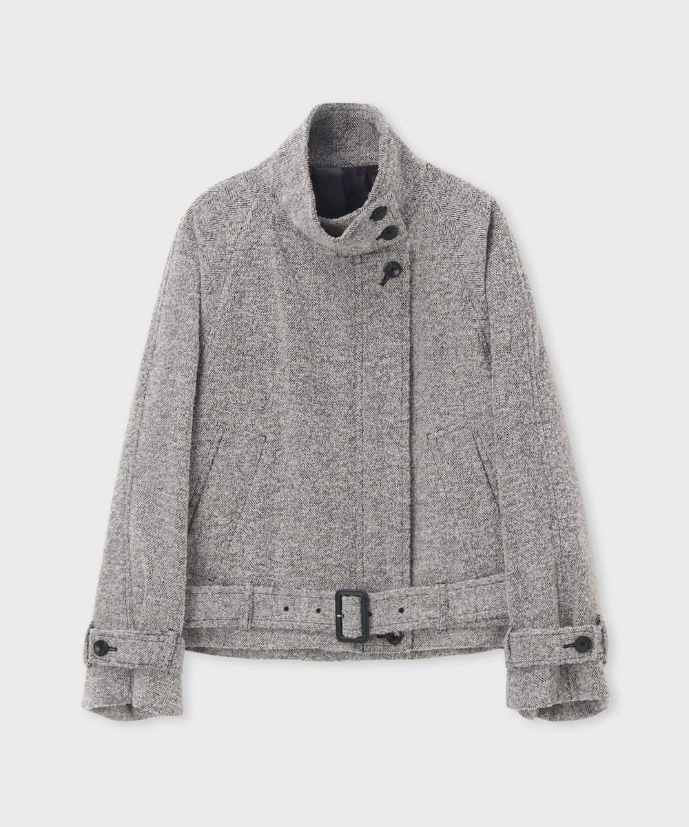 Paul Smith ヘリンボーン ツイード スタンドカラー ブルゾン 