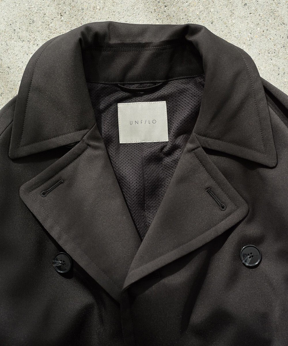 UNFILO MENS 【男女兼用】ウールライクトレンチコート 