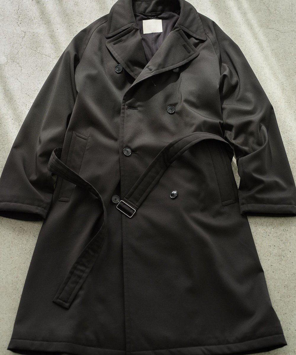 UNFILO MENS 【男女兼用】ウールライクトレンチコート 