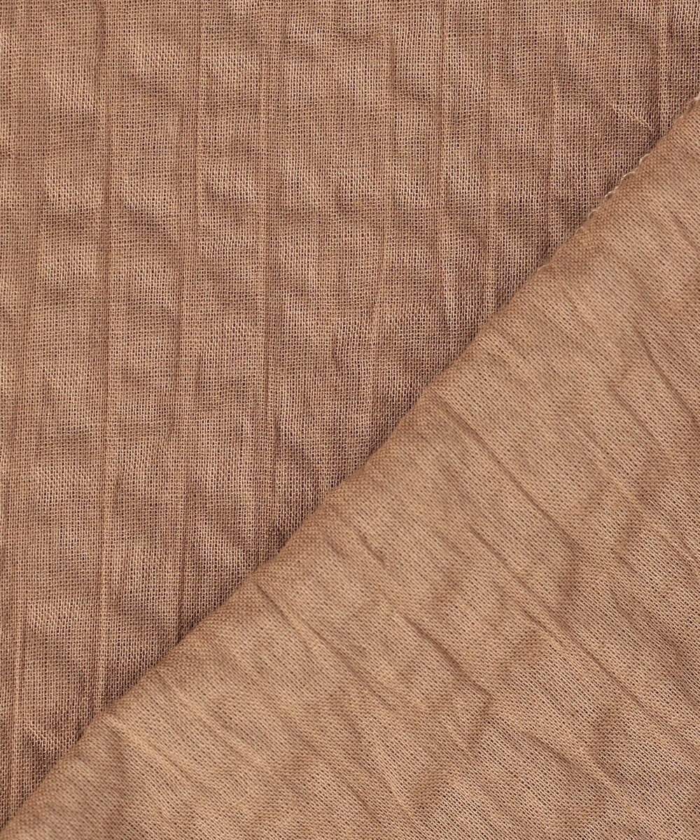 自由区 S 【羽織れる・涼やか】エアリーコットンリップボリュームスリーブ ブラウス 