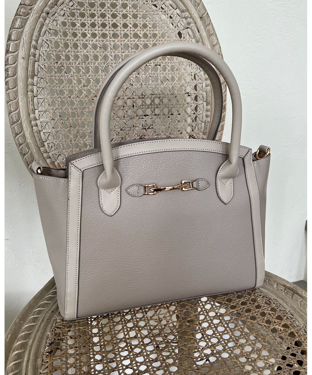 ANY SIS 【美人百花7月号掲載】2WAYビットエッジミディ トートバッグ 