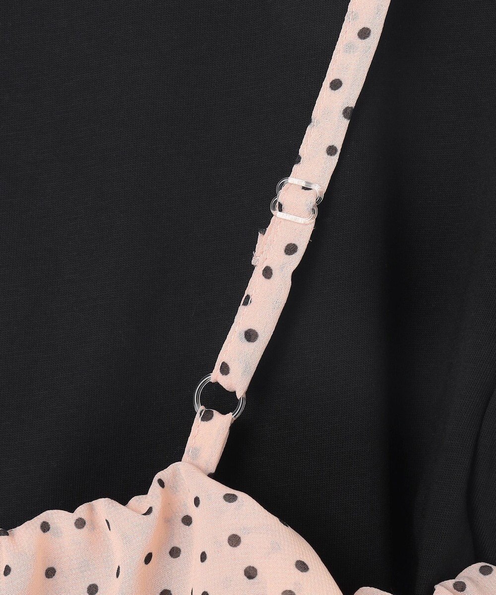 組曲 KIDS 【150-160㎝】ドットキャミ＋TシャツSET 