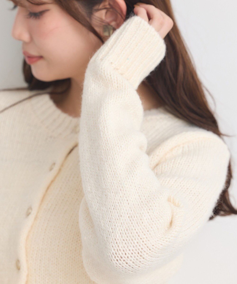 earth music&ecology 【セット2点】SET2点フラワースパンコールカーデ＋ビスチェ 