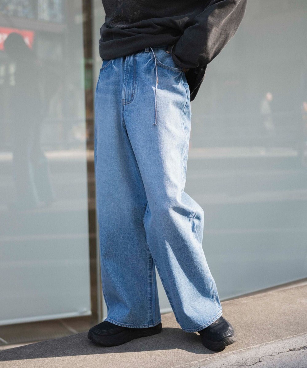 WEGO 【ユニセックス着用ITEM/】スーパーバギージーンズ 