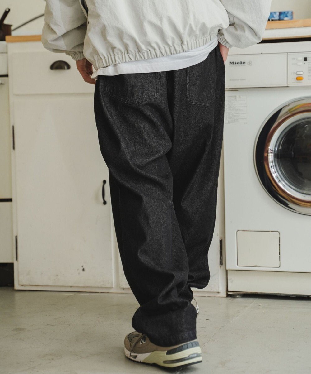 WEGO デニムイージーワイドパンツ 