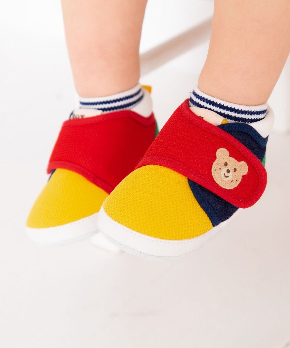 MIKI HOUSE HOT BISCUITS 【10.5-12.5cm】 ソフトメッシュ プレシューズ 