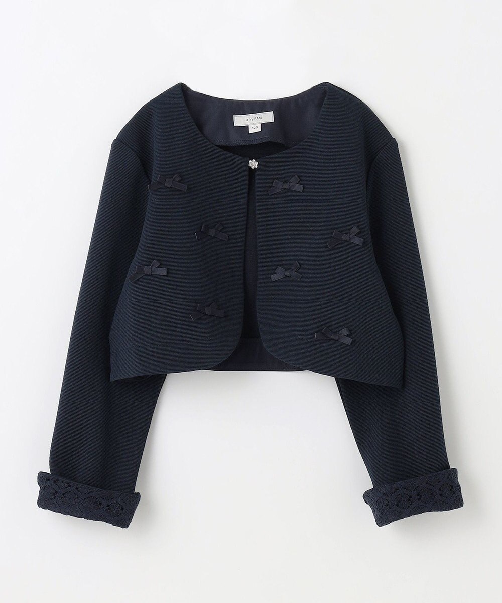 ANY KIDS グログランリボンジャケット 