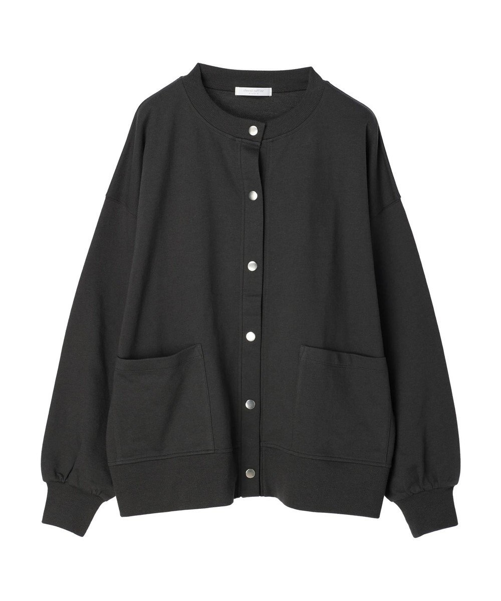 Green Parks ミニ裏毛オーバーサイズカーディガン 