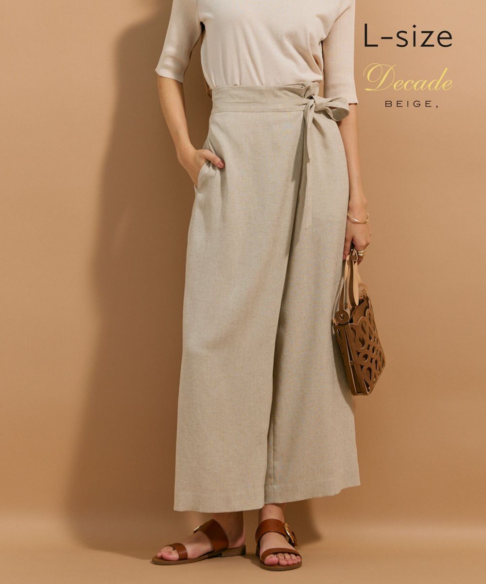 BEIGE， 【L-size】CAROLE / デザインパンツ 