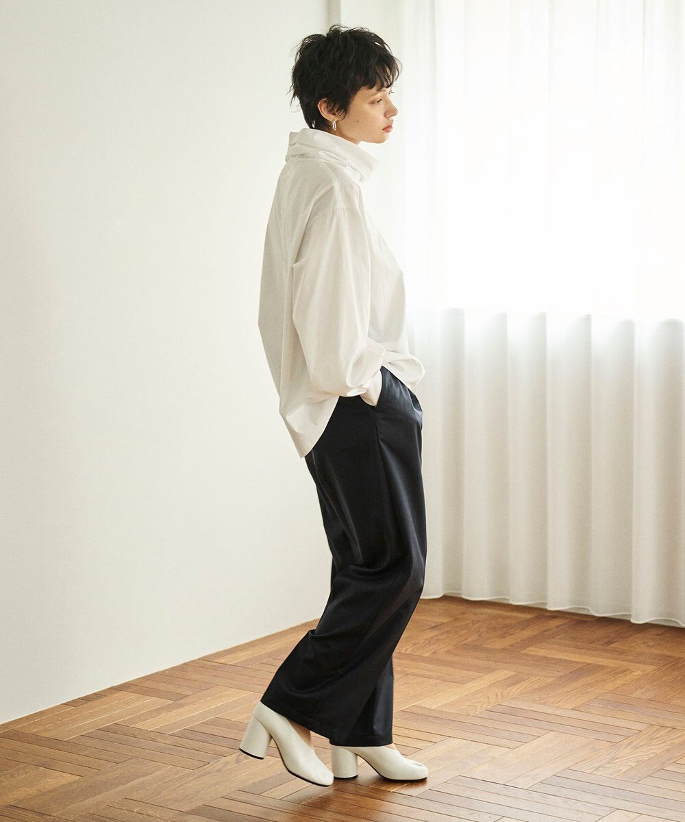 #Newans リラックスフィットタートルネックブラウス 