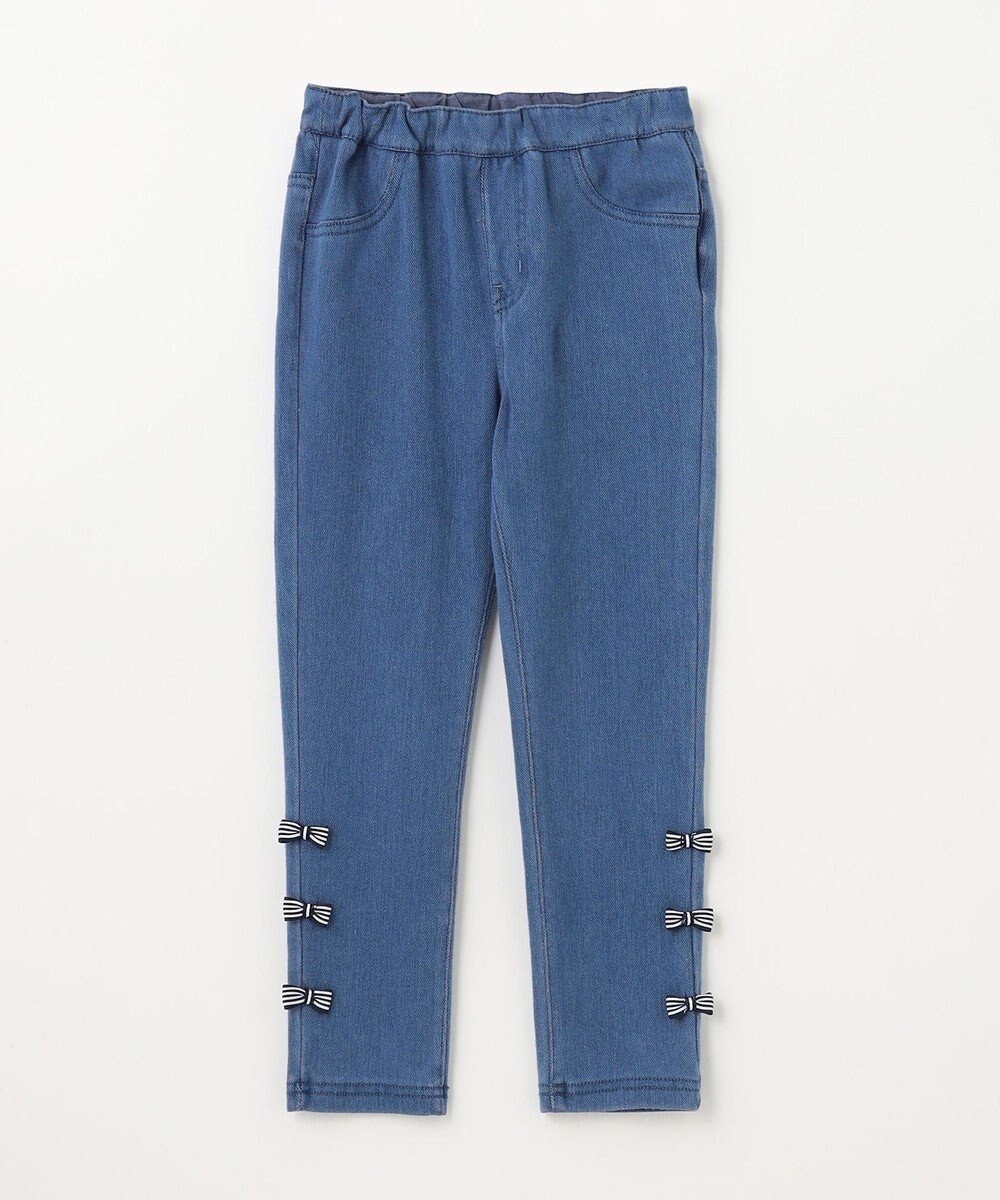 ANY KIDS カット デニム パンツ 