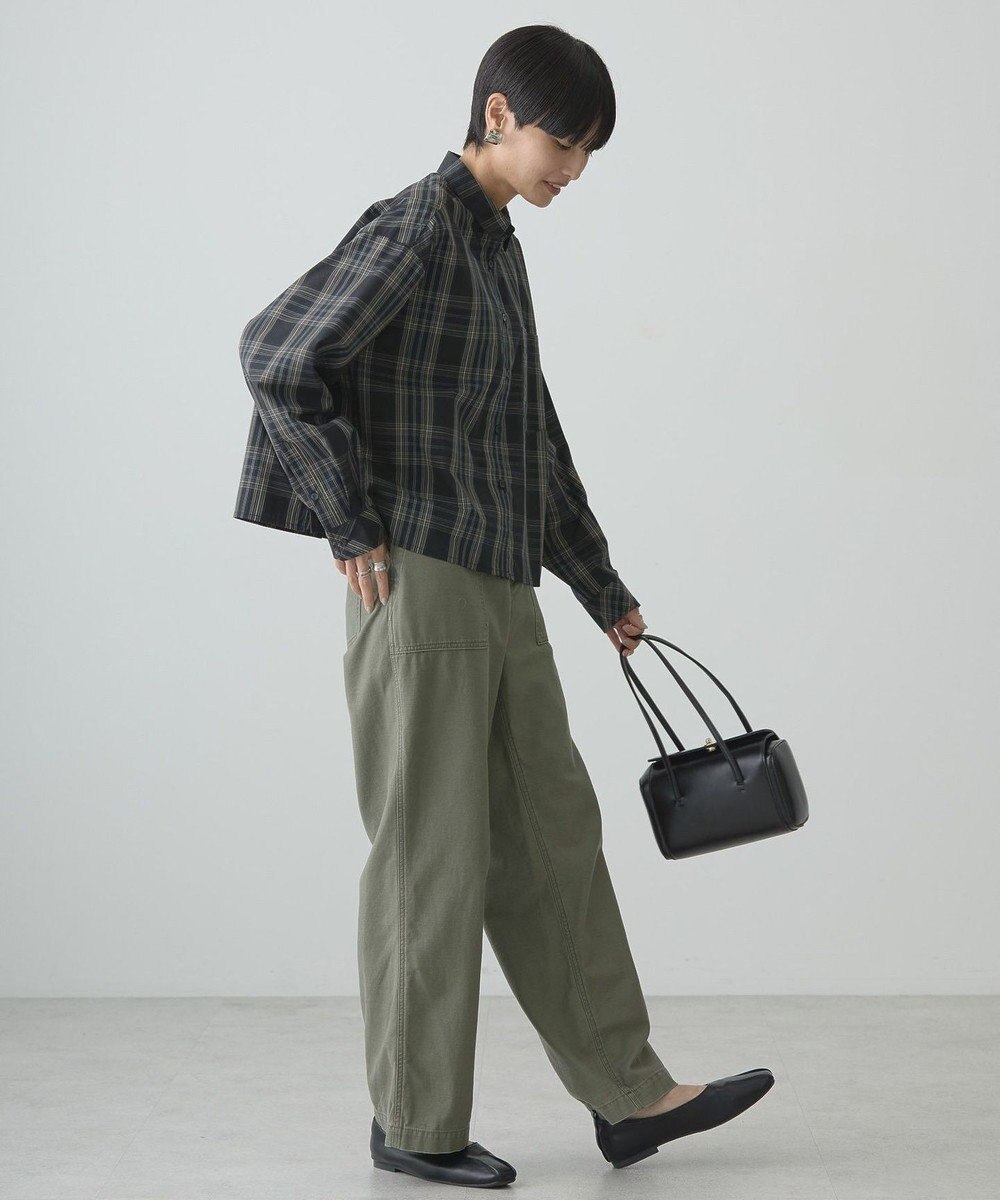 AMERICAN HOLIC イージーケアショート丈チェックシャツ 